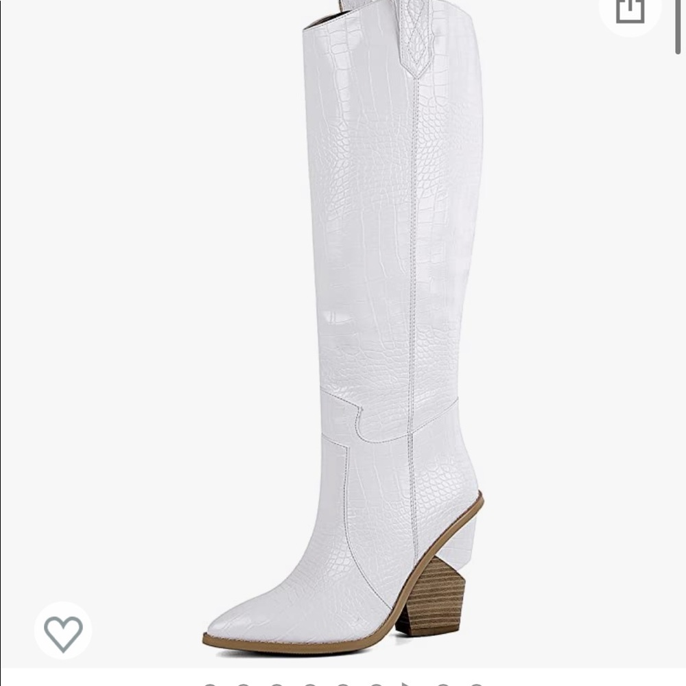 White cowgirl boots